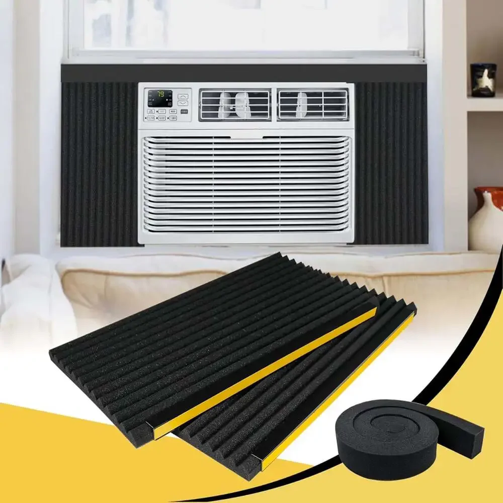 Window Air Conditioner Insulation Panels Foam Sealing Strip Kit 17X9 Inches For